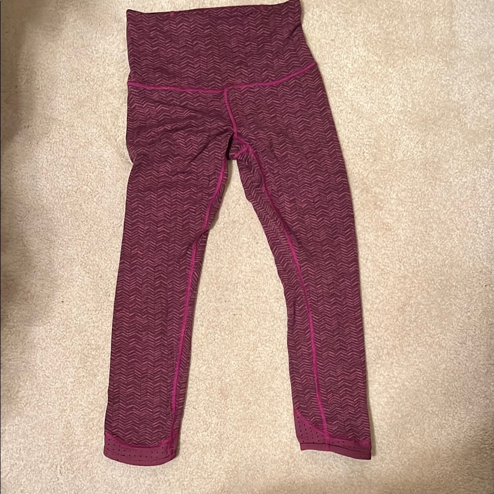 Lululemon Maroon Leggings